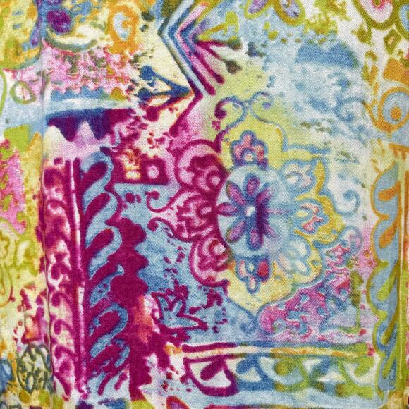 Mlle Gabrielle | 6/8 Colorful Swim Coverup Casual Summer Sleeveless Midi Dress - Picture 5 of 6